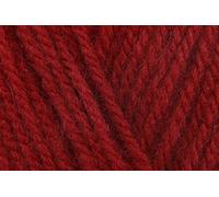 Sirdar Hayfield Bonus Aran with Wool Crochet Yarn, Wool Acrylic Blend Knitting Wool for Jackets, Gloves, Jumpers & Sweaters - 400g Ball - Deep Red (830) - Single (1 Ball)