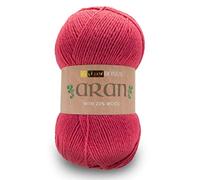 Sirdar Hayfield Bonus Aran with Wool, Raspberry Pink (626), 400g