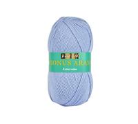 Sirdar Hayfield Bonus Aran Yarn, Cornflower (610), 100g