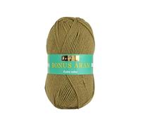 Hayfield Bonus Aran Yarn, Olive Green (634), 100g