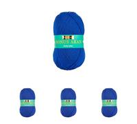 Sirdar Hayfield Bonus Aran Yarn, Royal (979), 100g (Pack of 4)