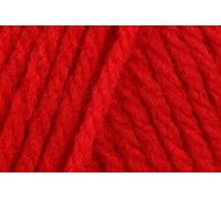 Sirdar Hayfield Bonus Chunky Crochet Yarn, 100% Acrylic Soft Knitting Wool for Cardigans, Jumpers, Sweaters, Ponchos and Capes - 100g Balls - Signal Red (977) - Pack of 5