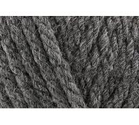 Sirdar Hayfield Bonus Chunky Crochet Yarn, 100% Acrylic Soft Knitting Wool for Sweaters, Cardigans, Jumpers, Ponchos and Capes - 100g Balls - Dark Grey Mix (790) - Pack of 10