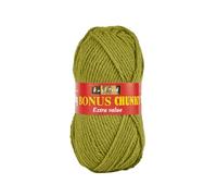 Hayfield Bonus Chunky, Fern Green (603), 100g by Sirdar