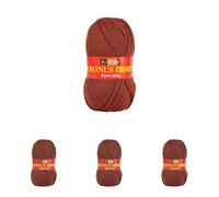 Sirdar Hayfield Bonus Chunky, Mahogany (563), 100g (Pack of 4)