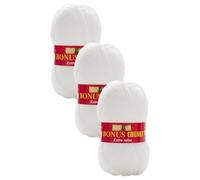 Sirdar Hayfield Bonus Chunky, White (961), 100g (Pack of 3)