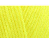 Sirdar Hayfield Bonus DK Crochet Yarn, 100% Acrylic Double Knitting Wool for Toys Jumpers & Sweaters - 100g Ball - Neon Yellow (550) - Single (1 Ball)