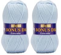 Sirdar Hayfield Bonus DK Double Knitting, Frost Blue (608), 100g (Pack of 2)