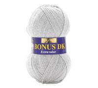Sirdar Hayfield Bonus DK Double Knitting, Light Grey Mix (814), 100g