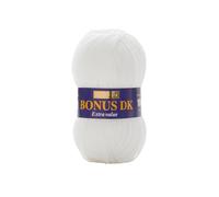 Hayfield Bonus DK Double Knitting, White (961), 100g by Sirdar