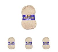 Sirdar Hayfield Bonus DK Double Knitting Yarn, Moon (561), 100g (Pack of 4)