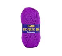 Hayfield Bonus DK Double Knitting Yarn, Neon Purple (551), 100g by Sirdar