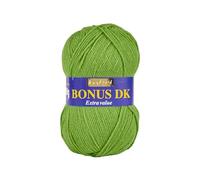 Hayfield Bonus DK Double Knitting Yarn, Pea Green (583), 100g by Sirdar