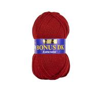 Sirdar Hayfield Bonus DK Double Knitting Yarn, Scarlet (556), 100g