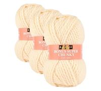 Sirdar Hayfield Bonus Super Chunky, Biscuit (963), 100g (Pack of 3)