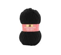 Hayfield Bonus Super Chunky, Black (965), 100g by Sirdar