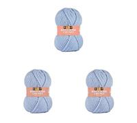 Sirdar Hayfield Bonus Super Chunky, Cornflower (610), 100g (Pack of 3)