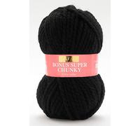 Sirdar HAYFIELD Bonus Super Chunky Knitting Wool Yarn 100g - 965 Black