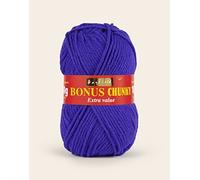 Sirdar Hayfield Bright Purple Bonus Yarn - 100g Chunky