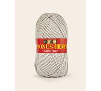 Sirdar Hayfield Pearl Grey Bonus Yarn - 100g Chunky