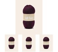 Sirdar Hayfield Soft Twist, Claret (259), 100g (Pack of 4)