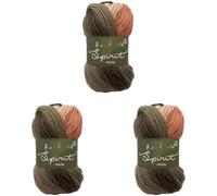 Sirdar Hayfield Spirit Chunky, Ember (406), 100g F257-0406 (Pack of 3)