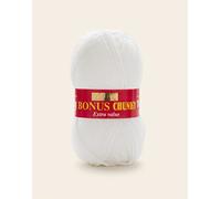 Sirdar Hayfield White Bonus Yarn - 100g Chunky