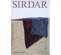 Sirdar Home Throws Blankets Plushtweed Knitting Pattern 7877 Chunky