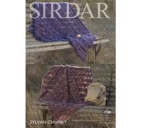 Sirdar Home Throws Blankets Sylvan Knitting Pattern 7788 Chunky