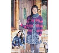 Sirdar Hush Knitting Pattern 7096 Women 32 - 54 Inches Cardigans