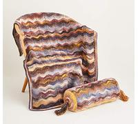 Sirdar Jewelspun Aran Crochet Pattern - 10143 Blanket & Cushion