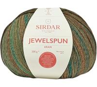 Sirdar Jewelspun Aran, Golden Green (845), 200 g