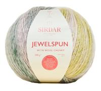 Sirdar, Jewelspun Chunky with Wool, Crystal Sea, 200g