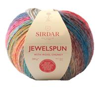 Sirdar Jewelspun with Wool Chunky, Precious Reef (204), 200g