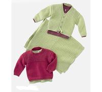 Sirdar Knitting Pattern 4940 - Sweater, Cardigan and Blanket