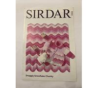 Sirdar Knitting Pattern 5162- Snuggly Snowflake Chunky Baby Blanket and Coat 0 Months to 3 Years