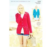 Sirdar Knitting Pattern 7278, DK, Lady's Cardigans Sizes 81/86-132/137cm 32/34-52/54"
