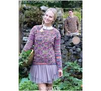 Sirdar Knitting Pattern 9715 Men, Women 32 - 54 Inches Sweaters