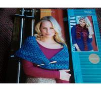 Sirdar Ladies Wrap & Scarf Crochet Pattern 9888