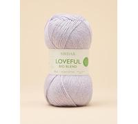 Sirdar Loveful 100% Bio Blend, Filtered Lilac, 100g