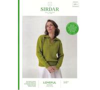 Sirdar Loveful Bio Blend DK Knitting Pattern Booklet 10911 - Intermediate Sweaters Pattern - 28-54 Inches