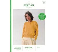 Sirdar Loveful Bio Blend DK Knitting Pattern Booklet 10912 - Easy Cardigans Pattern - 28-54 Inches