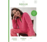 Sirdar Loveful Bio Blend DK Knitting Pattern Booklet 10913 - Advanced Cardigans Pattern - 28-54 Inches