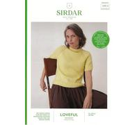 Sirdar Loveful Bio Blend DK Knitting Pattern Booklet 10914 - Intermediate Sweaters Pattern - 28-54 Inches