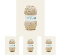 Sirdar Loveful Recyled Acrylic Yarn, Mist, 100g (Pack of 4)