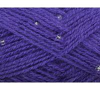 Sirdar Moonstone Beaded Knitting Yarn Aran 204 Cosmos - per 50 gram ball