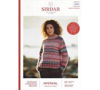 Sirdar Mystical Brushed Yarn Knitting Pattern Booklet - 10040 Sweater