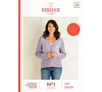 Sirdar No.1 DK Knitting Pattern Booklet - 10098 Cardigan