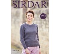 Sirdar No.1 Double Knitting Pattern - 10004 Sweater