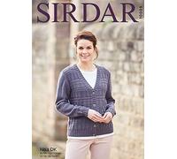 Sirdar No.1 Double Knitting Pattern - 10005 Cardigan